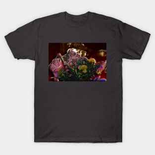 Abstract Ornament Hydrangea Flowers T-Shirt